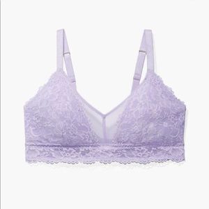 Savage X Fenty lace & mesh bralette sz 3x *Lavender*